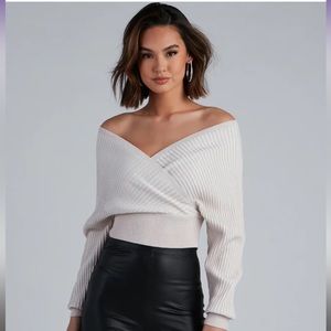Windsor Crème Cropped Sweater